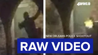 Body cam video shows shootout between NOPD and armed suspect