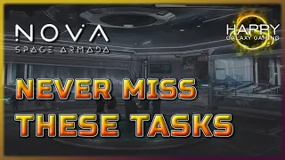 Nova Space Armada - Most Important Daily Tasks You Should Not Miss