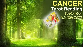 CANCER TAROT READING "A SIGNIFICANT OFFER LIGHTENS THE LOAD CANCER"  First Half of September 2023