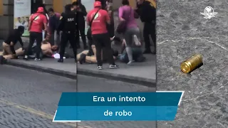 Balacera en pleno Centro Histórico de la CDMX deja 3 lesionados