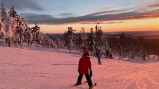 Levi, Finland, slope 8.4. January 2022