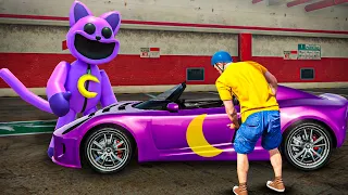 Jeffy Steals SMILING CRITTER Supercars in GTA 5!