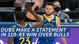 Steph gets 40, Warriors go 7-1 in homestand after defeating Bulls 119-93 | NBC Sports Bay Area