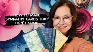 Sympathy Cards Made in Minutes #diysympathycards, #simplecards,