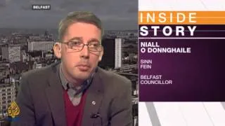 Cllr Niall Ó Donnghaile on the Union flag protest and loyalist violence