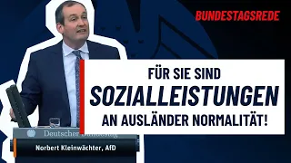 FÜR SIE SIND SOZIALLEISTUNGEN AN AUSLÄNDERN NORMALITÄT!