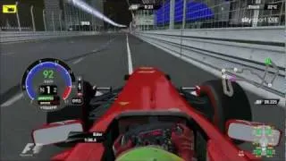 rFactor F1 Onboard Singapore DRS KERS Driver Virtual Eder Belone