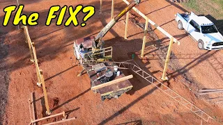 Pole Barn Mistake Fix? | We Messed Up!