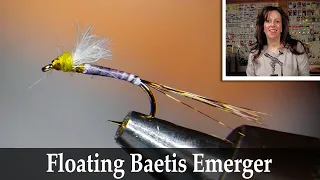 Floating Baetis Emerger - Dandy Reiner Fly Tying For Trout Tutorial