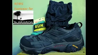 RDB's Te Araroa / TA Trail Thru Hike/Through Tramp Footwear & Gear below the knee