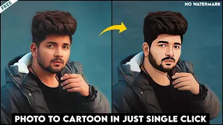 Convert Any Normal Photo into Anime/Cartoon Image For Free || Ai Viral Photo Editing Tutorial