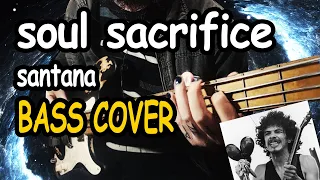 Santana - Soul Sacrifice 1969 Woodstock (BASS COVER)