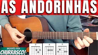 Como Tocar - As Andorinhas - Trio  Parada Dura - Aula SIMPLIFICADA De Violão 🎸