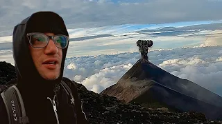 Risky Active Volcano Hiking in Guatemala!!🇬🇹(Acatenango)