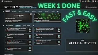 MW3 ZOMBIES SEASON 4 + WEEK 1 CHALLENGE FAST AND EASY