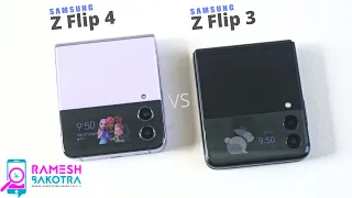 Samsung Galaxy Z Flip 4 vs Z Flip 3 Speed test and Camera Comparison