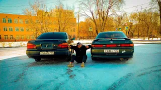 Купили интересных тачек. Toyota Mark II VS Nissan Laurel.