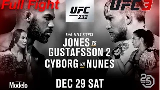 UFC 232 Cyborg vs Nunes Full Fight on UFC 3