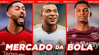 MBAPPÉ ASSINA COM O REAL MADRID│UNITED MIRA MATHEUS CUNHA e+ - Mercado da Bola 2024