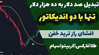 آموزش استراتژی براساس دو اندیکاتور عجیب| استراتژی برای یک عمر ترید