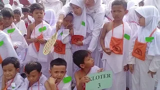 Sambutan dari panitia manasik Haji PAUD danTK Sekecamatan Cimanggu Cilacap