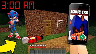 QUIEN LLAMO A BEBE NOOB A LAS 3 AM ¿SONIC.EXE? - MINECRAFT TROLL + ROLEPLAY