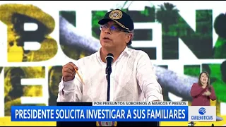 Gustavo Petro solicita a la Fiscalía investigar a su hijo y hermano por presuntos casos de soborno