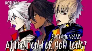 Nightcore - Attention x How Long (Switching Vocals)