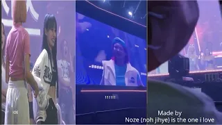 Noze and Leejung's reactions when Aiki flirting them.  SWF reunion concert