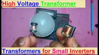 How to Make High Voltage Transformer for Inverters | Transformer | DIY High Voltage Transformer