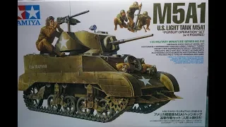 Tamiya 1/35 Scale M5A1 Stuart Build Pt.1 | Narrated