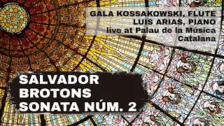 Salvador Brotons, Sonata Núm. 2 para flauta y piano