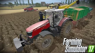 Farming Simulator 17"Na HOLZHAUSEN" #2 Żniwa z MrAdamo15 :D