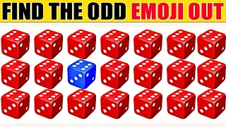 FIND THE ODD EMOJI OUT in these Odd Emoji Puzzles! | Odd One Out Puzzle | Find The Odd Emoji Quizzes
