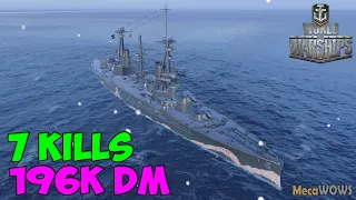 World of WarShips | Agincourt | 7 KILLS | 196K Damage - Replay Gameplay 4K 60 fps