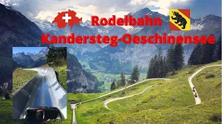 Rodelbahn / Gondelbahn Kandersteg Oeschinensee (4K)