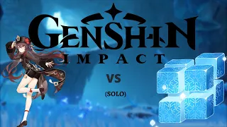 Genshin Impact - Hu Tao VS Cryo Hypostasis (SOLO)