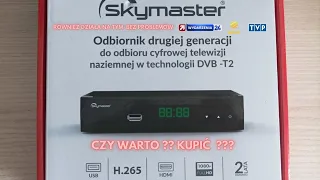 Tuner Skymaster M265 2gen #recenzja #tvchannel #dvbt2