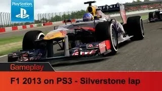 F1 2013 PS3 Silverstone hotlap - gameplay from this year's Formula 1