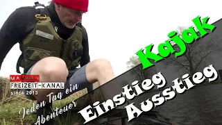 Einsteigen - Aussteigen im Kajak - mit Grönlandkajak  - Meine Versuche #seakayaking #seakayak