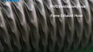 PVC fabric flexible air duct ventlation hose from Ecoosi Industrial Co ,Ltd.