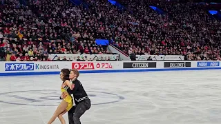 Madison Chock/Evan Bates 2024 FS WC RD fancam