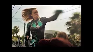 Captain Marvel vs Skrull Fight Scene - Train Fight Scene | Captain Marvel (2019) Movie Clip HD