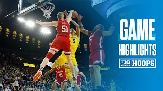 Nebraska at Michigan | Highlights | Big Ten Men's Basketball | Mar. 10, 2024