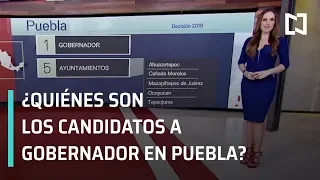 ¿Quiénes son los candidatos a gobernador en Puebla?