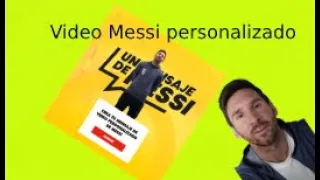 Crea tu video personalizado de Leo Messi gratis y facil 😯😯😯