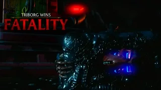 Mortal Kombat X: TriBorg FATALITY (Death Machine) and X-RAY!