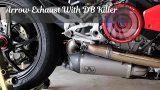 ARROW Exhaust Install SERIES!!! Comparing the SOUND: Before, After, and MINUS the DB Killer!!!
