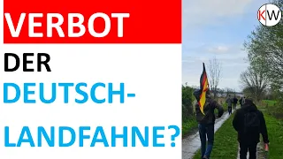 Wandern mit Fahne verboten?