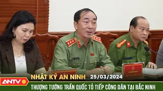 Nhật ký an ninh ngày 25/3: Thượng tướng Trần Quốc Tỏ tiếp công dân tại Bắc Ninh | ANTV